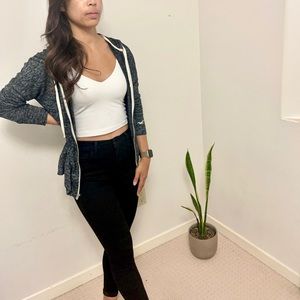 Lightweight Hollister Zip Up Hoodie